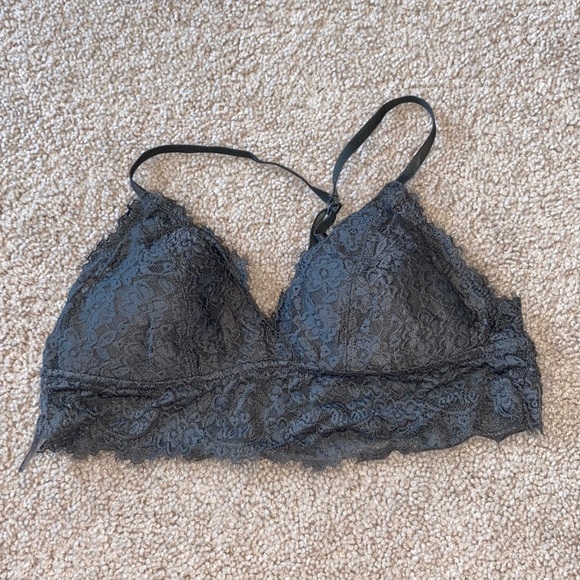 aerie Other - Aerie Lace Bralette in Black
